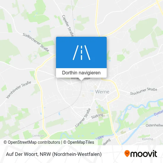 Auf Der Woort Karte