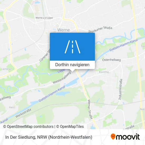 In Der Siedlung Karte