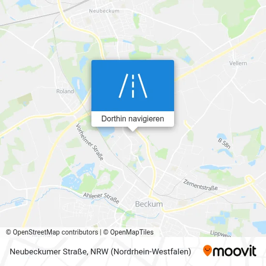 Neubeckumer Straße Karte