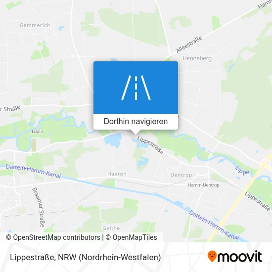 Lippestraße Karte