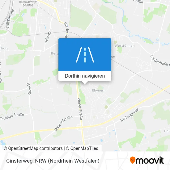Ginsterweg Karte