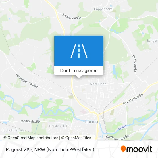 Regerstraße Karte