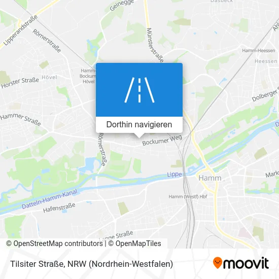 Tilsiter Straße Karte