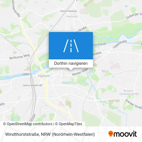 Windthorststraße Karte