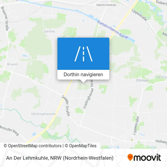 An Der Lehmkuhle Karte