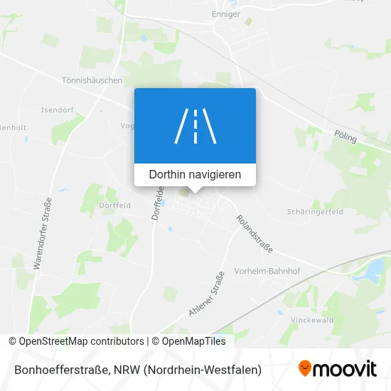 Bonhoefferstraße Karte