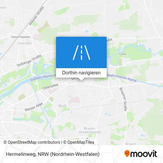 Hermelinweg Karte