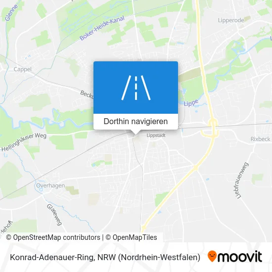 Konrad-Adenauer-Ring Karte