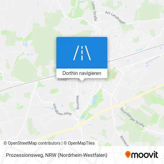 Prozessionsweg Karte