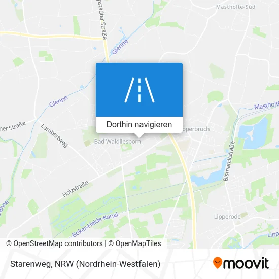 Starenweg Karte