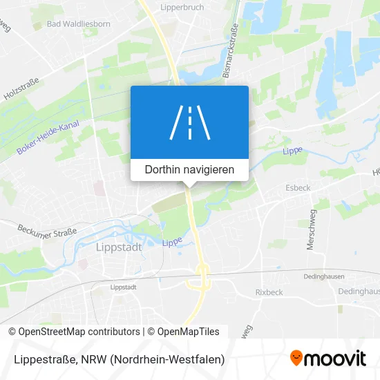 Lippestraße Karte