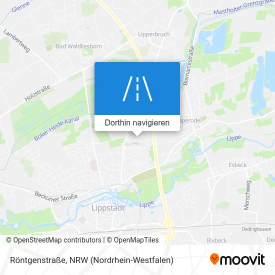 Röntgenstraße Karte