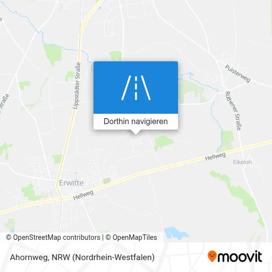 Ahornweg Karte