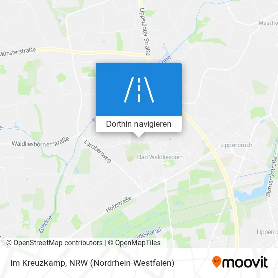 Im Kreuzkamp Karte