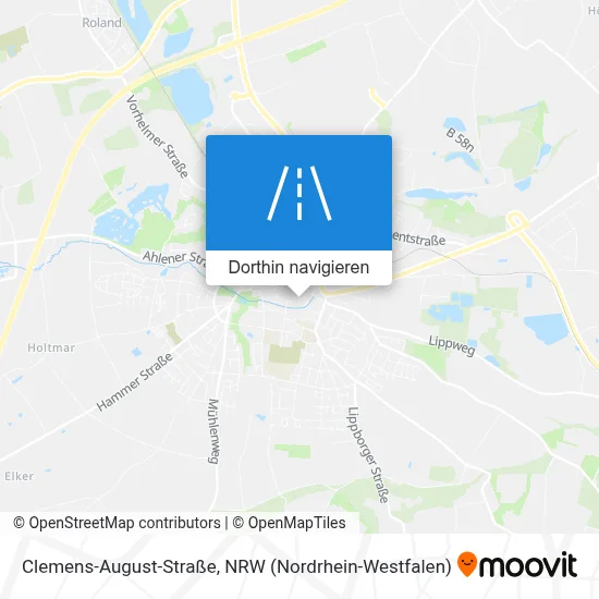 Clemens-August-Straße Karte