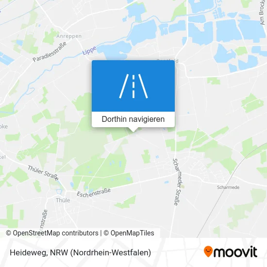 Heideweg Karte
