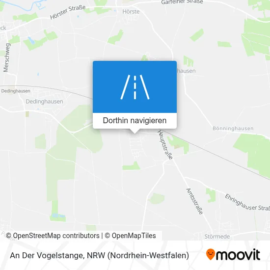 An Der Vogelstange Karte