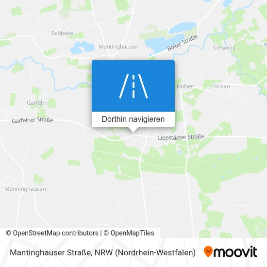Mantinghauser Straße Karte