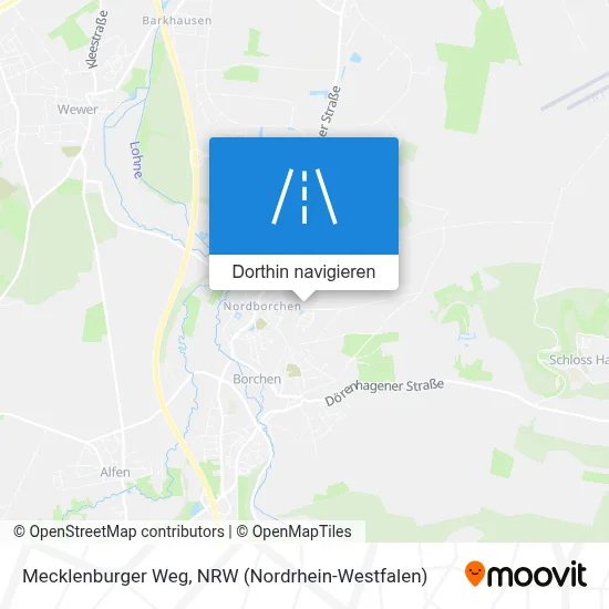 Mecklenburger Weg Karte
