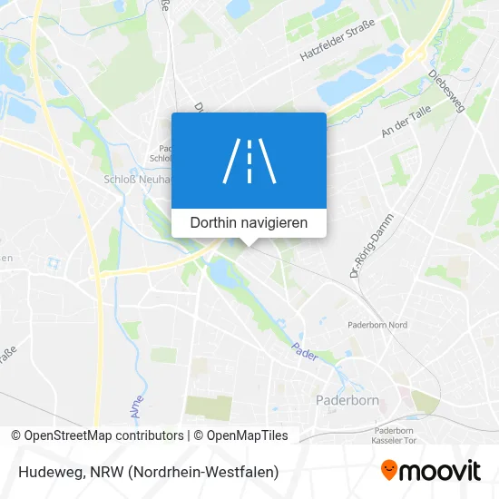 Hudeweg Karte