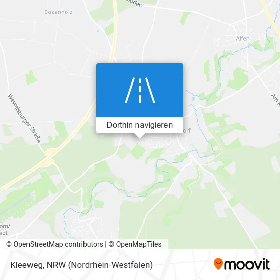 Kleeweg Karte