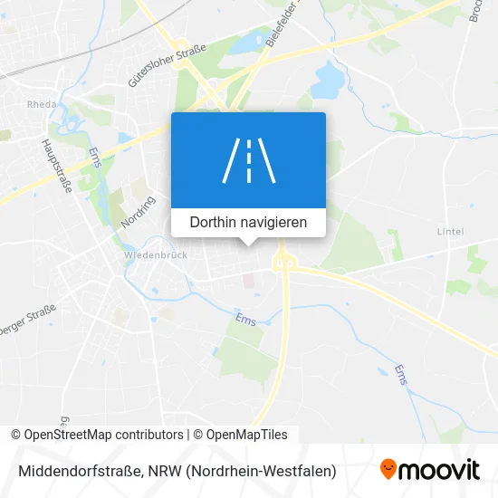 Middendorfstraße Karte