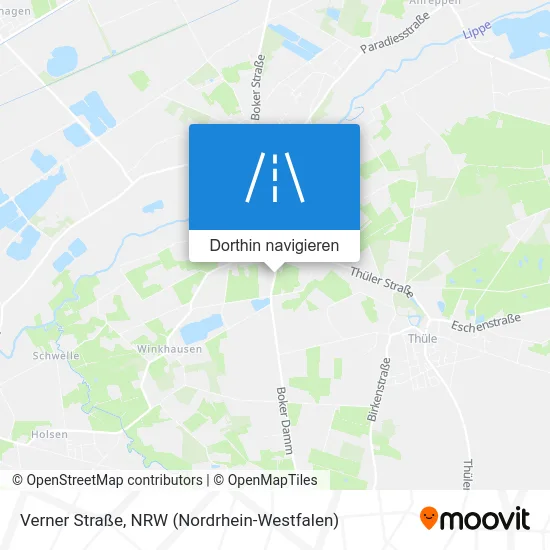 Verner Straße Karte