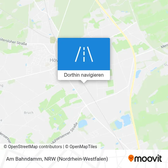 Am Bahndamm Karte