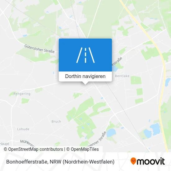 Bonhoefferstraße Karte