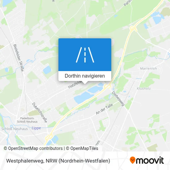 Westphalenweg Karte