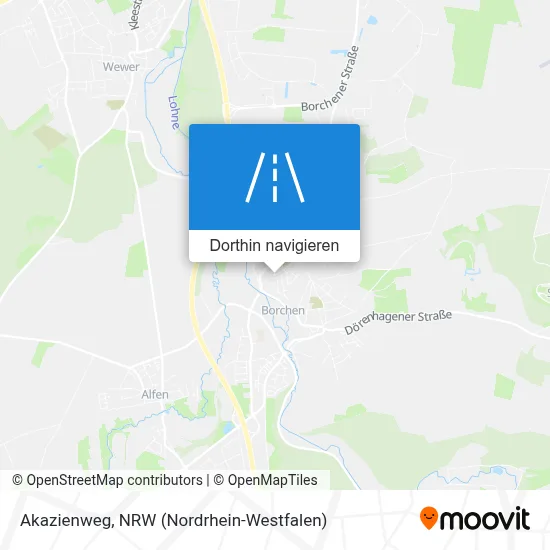 Akazienweg Karte