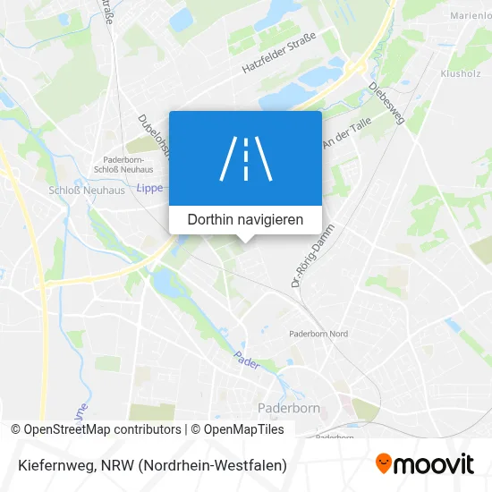 Kiefernweg Karte