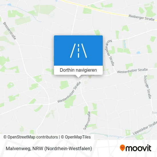 Malvenweg Karte