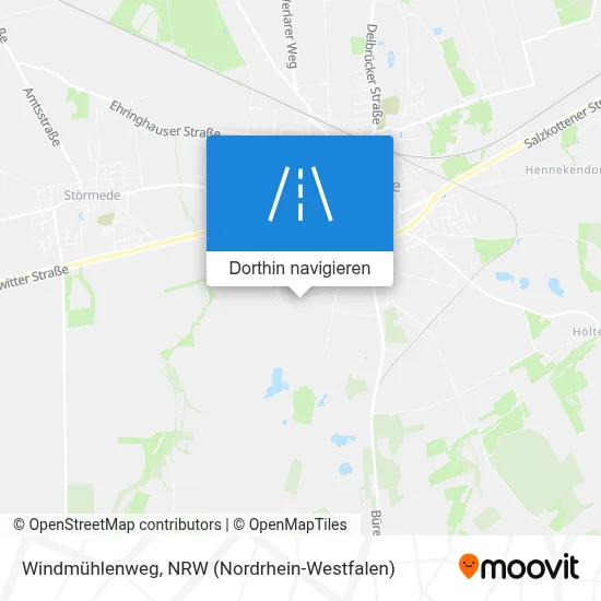Windmühlenweg Karte