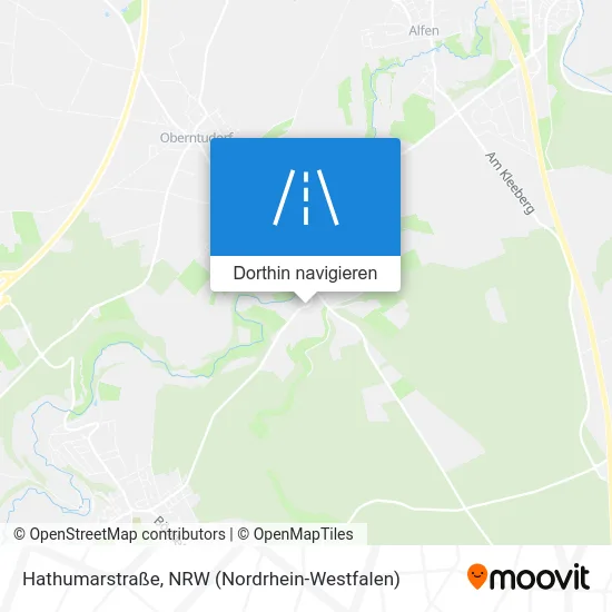 Hathumarstraße Karte