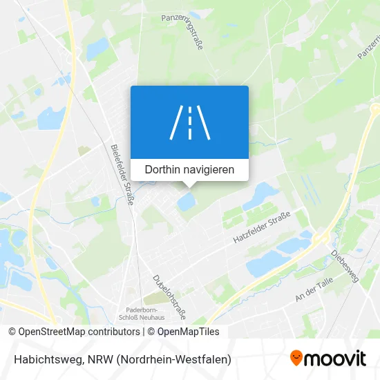 Habichtsweg Karte