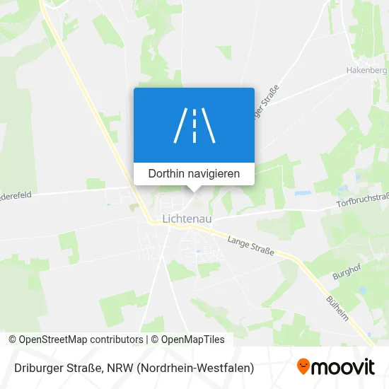 Driburger Straße Karte