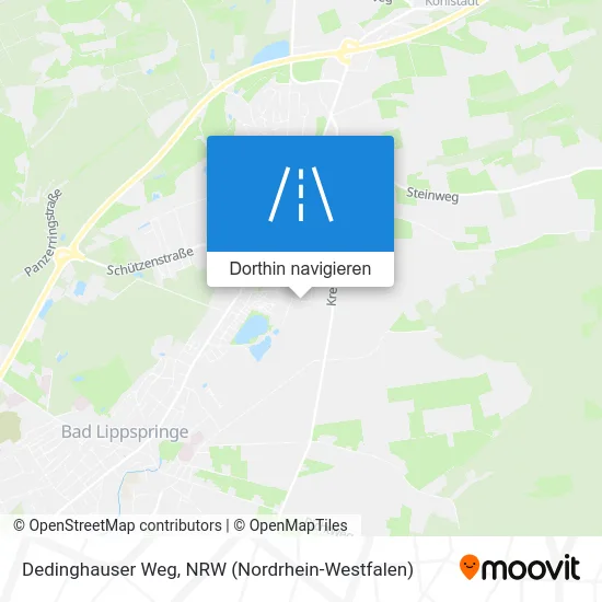 Dedinghauser Weg Karte