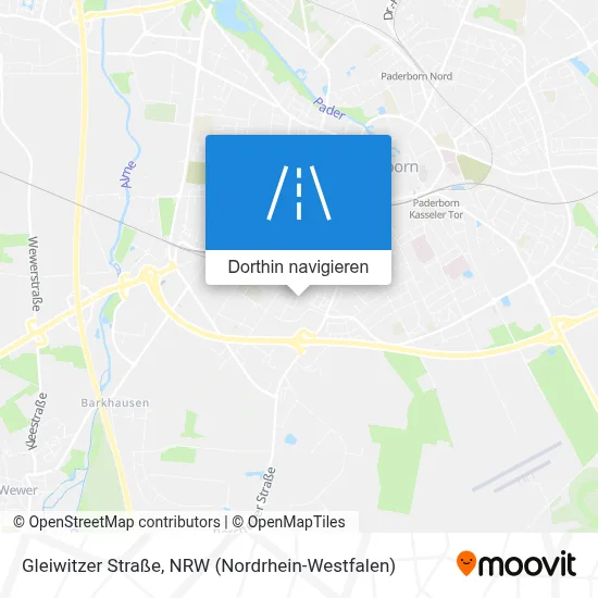 Gleiwitzer Straße Karte