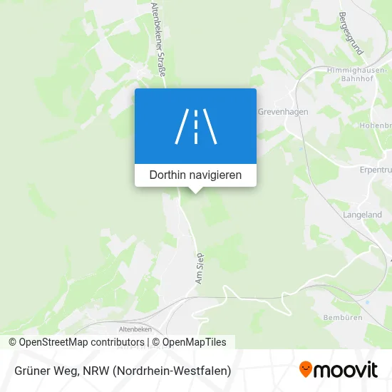 Grüner Weg Karte