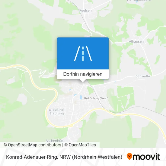 Konrad-Adenauer-Ring Karte