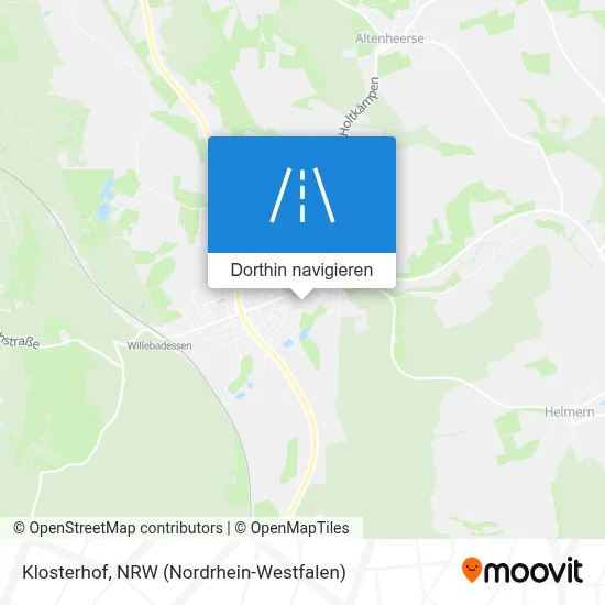 Klosterhof Karte