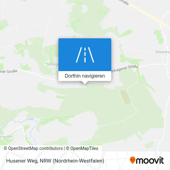 Husener Weg Karte