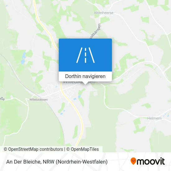 An Der Bleiche Karte