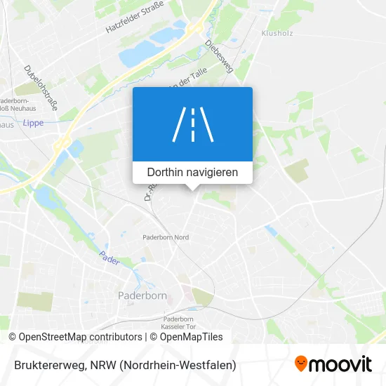 Bruktererweg Karte