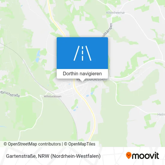 Gartenstraße Karte