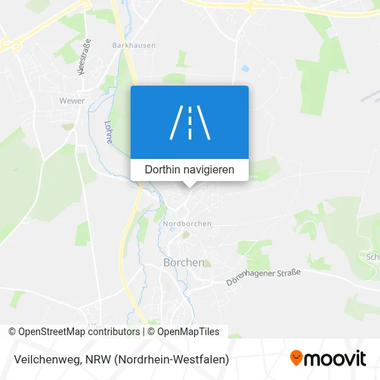 Veilchenweg Karte