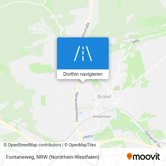 Fontaneweg Karte