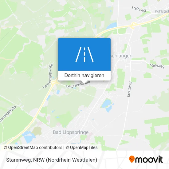 Starenweg Karte