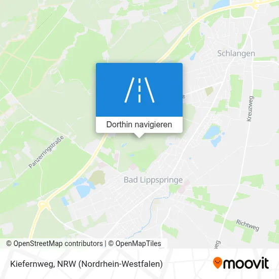 Kiefernweg Karte